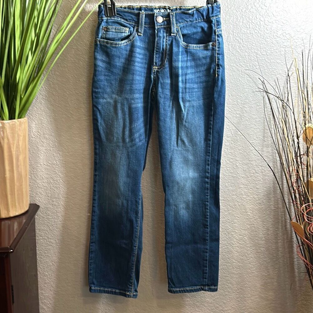 B6/2 Sonoma, boys, flex square, slim blue jeans size 8 youth,